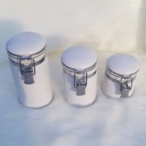 OGGI Corp. 3 Mini Ceramic Jar Containers